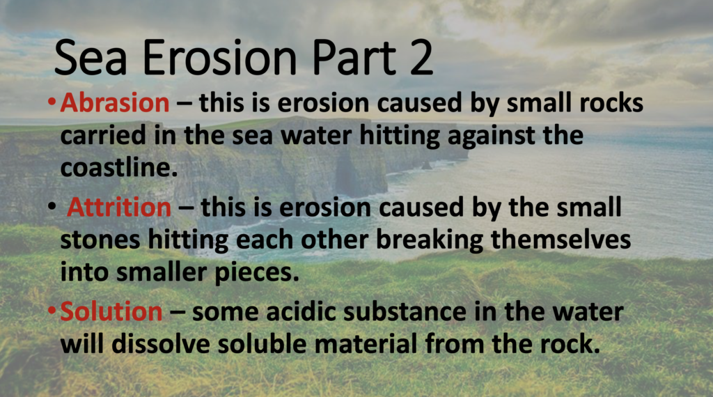 Marine Processes geography